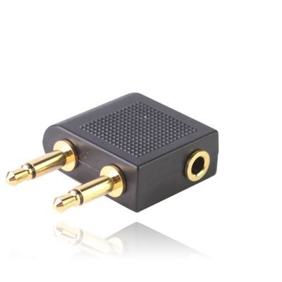 Flugzeug Kopfhörer Adapter Stereo | #Elektroniktrade.ch#