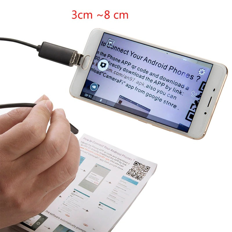 Endoskop mit 2M Kabel für Android Phones & Computer | #Elektroniktrade.ch#