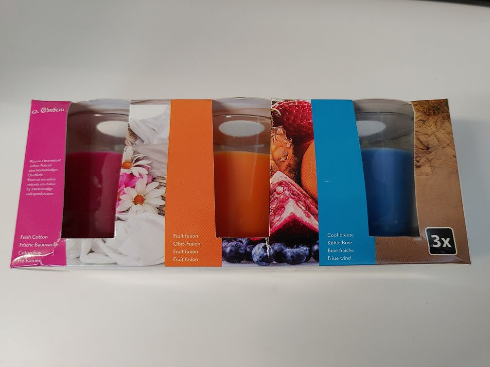 Duftkerze im Glas 3er Set | #Elektroniktrade.ch#