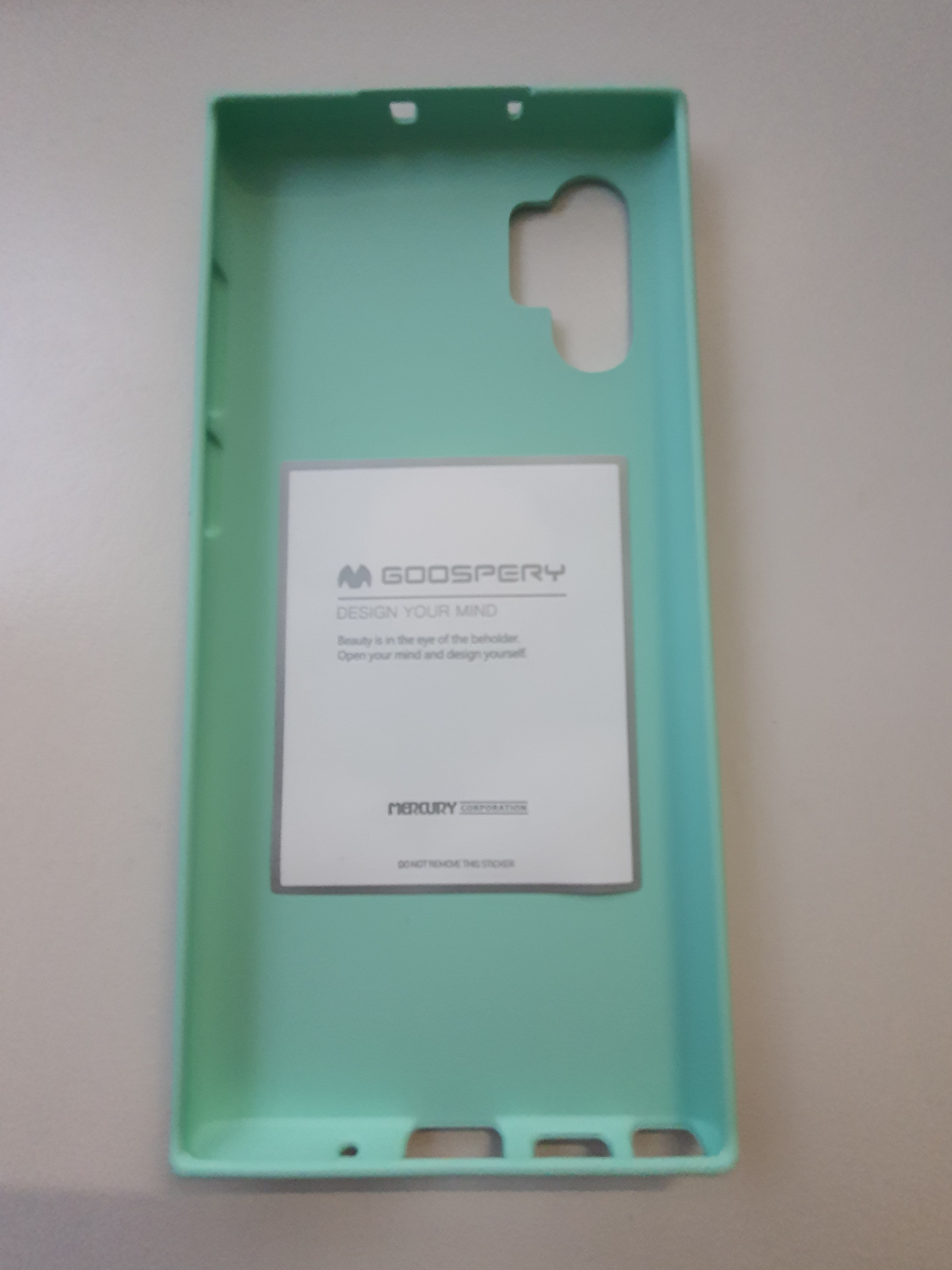 GOOSPERY SF JELLY TPU Stoß- und Kratztasche für Galaxy Note 10+ Hell Grün