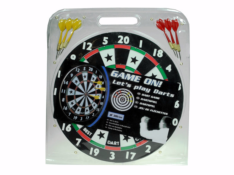 Dartspiel extra groß 38 cm Lifetime Games, im Trageblister | #Elektroniktrade.ch#