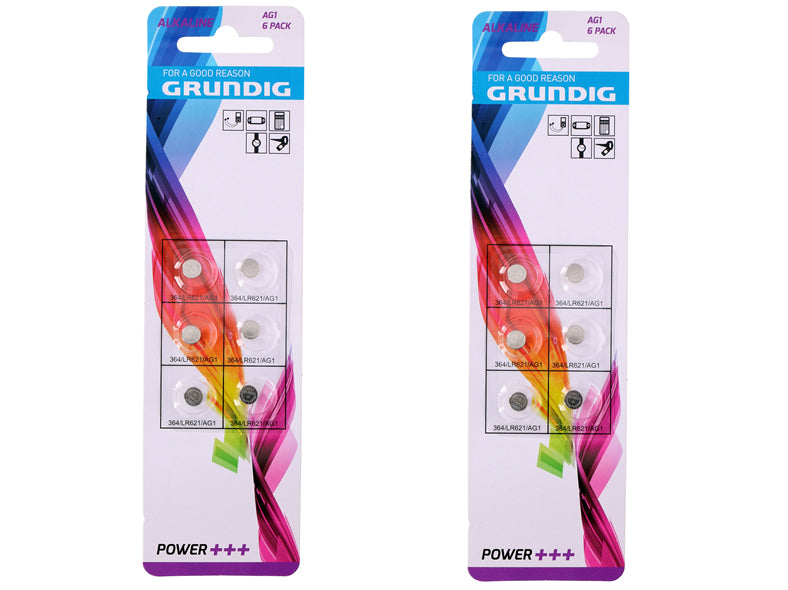 Batterie 6er Set Knopfzelle AG 1 | #Elektroniktrade.ch#