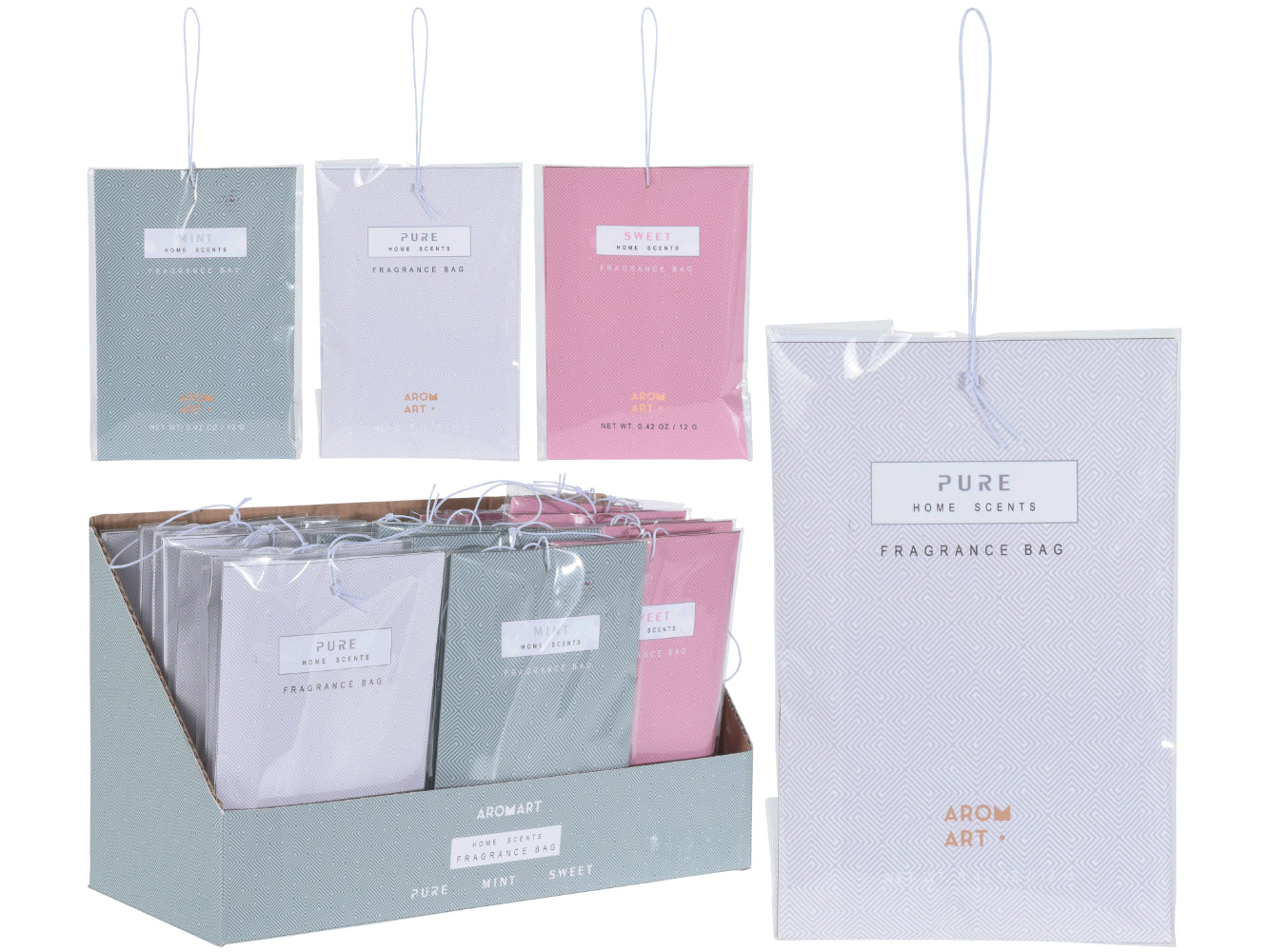 Duftsäckchen, Raumduft, 12g im modischen Tütchen 3-fach sortiert | #Elektroniktrade.ch#