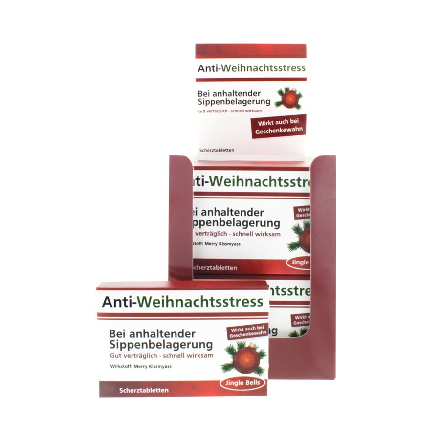 Scherztabletten Anti-Weihnachtsstress