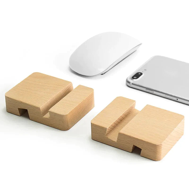 Universal Holz Smartphone Tablet Halter