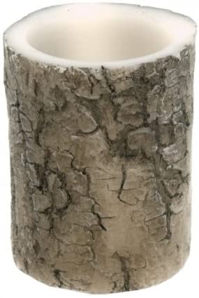 Elektrische Echtwachs Kerze im Baumstamm Design | #Elektroniktrade.ch#