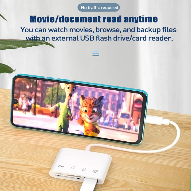 Type C Micro USB OTG Card Reader 3in1 SD/MicroSD/USB