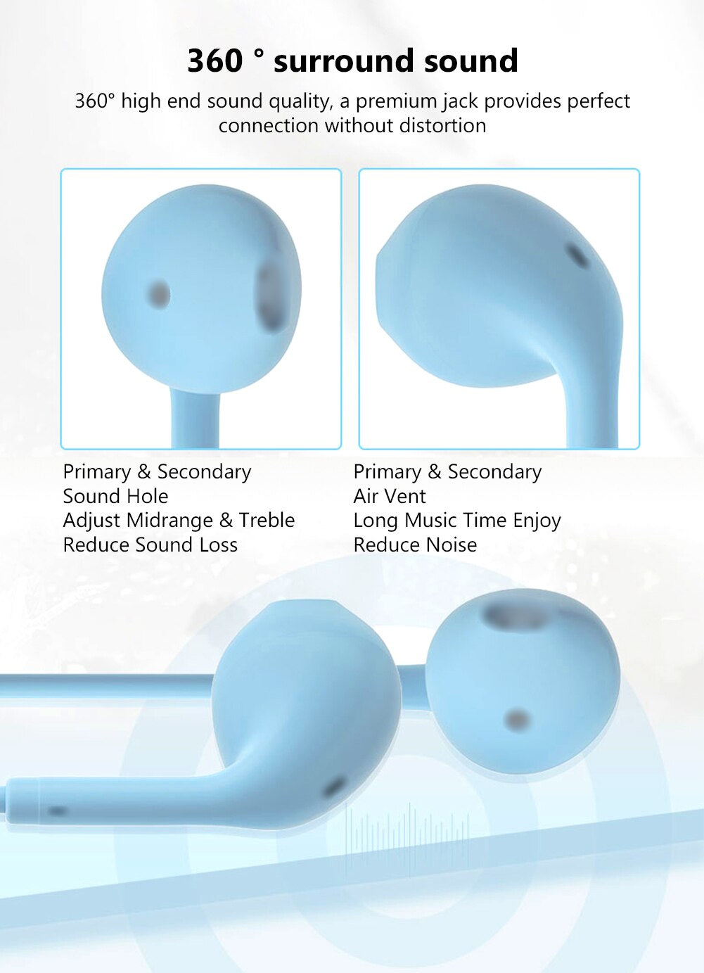 Candy Kopfhörer Headset mit Mikrofon