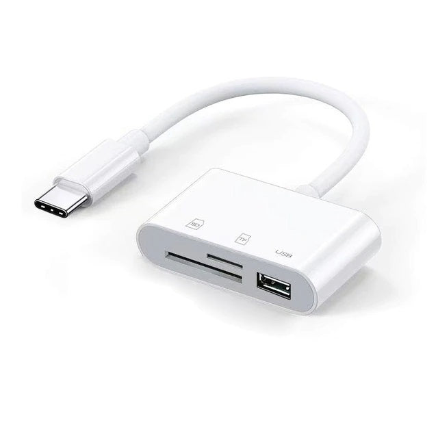 Type C Micro USB OTG Card Reader 3in1 SD/MicroSD/USB
