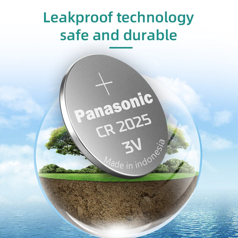 Panasonic Knopfzelle CR2025 3V 5er Pack