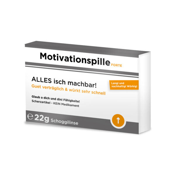 Scherztabletten Motivationspille