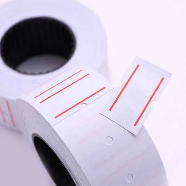 Preis Etiketten in Weiss für Etikettier Maschine 10 Rollen a 500 Stk