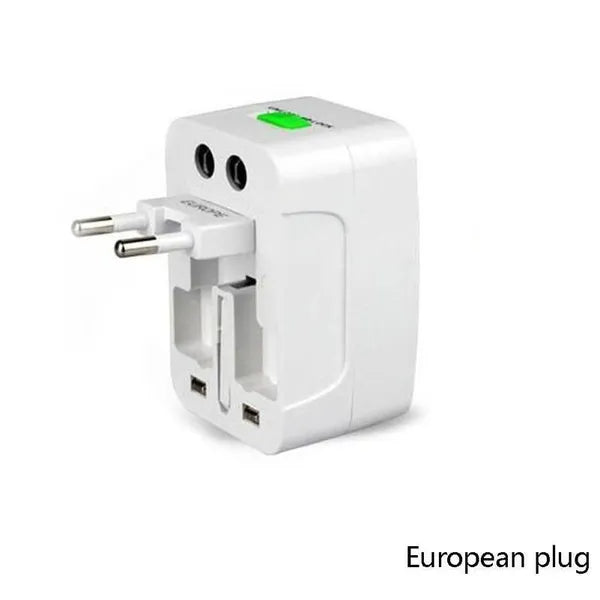 EU Europa & Universal AC Power Travel Adapter