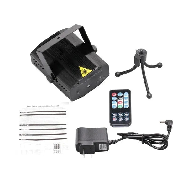 Laserprojektor Bühnenbeleuchtung Mini-LED-Beleuchtung in Blau.