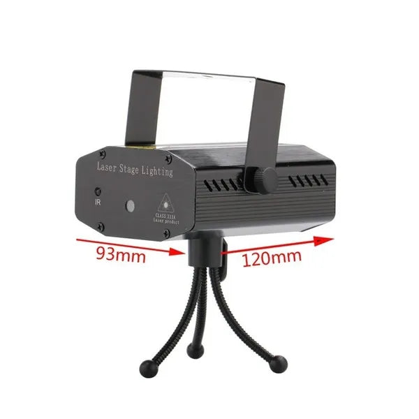 Laserprojektor Bühnenbeleuchtung Mini-LED-Beleuchtung in Blau.