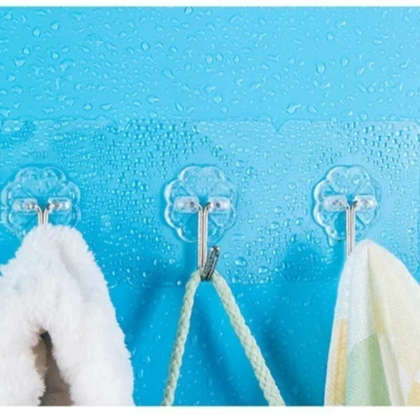 Genialer Selbstklebe Wandhaken Transparenter Halter