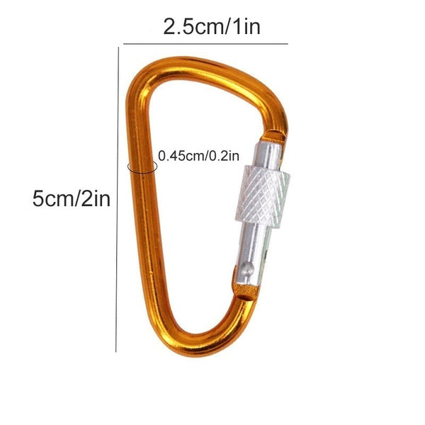 Karabiner mit Kupplung in verschiedenen Farben