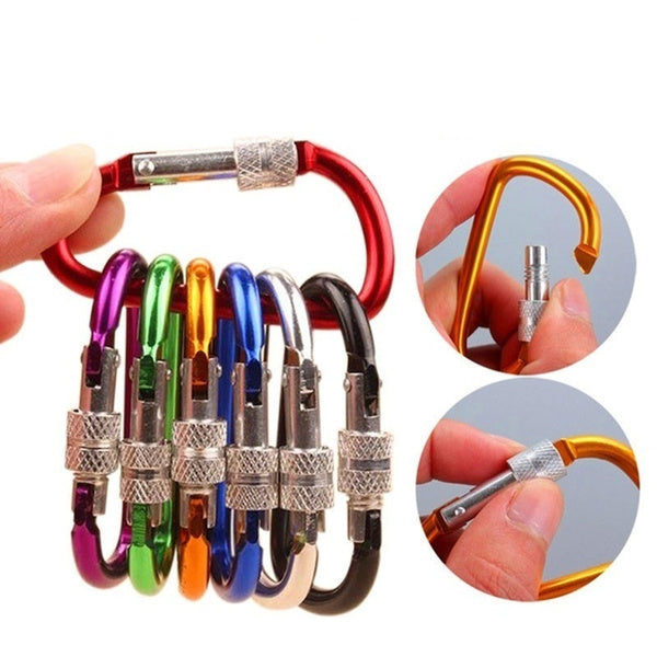 Karabiner mit Kupplung in verschiedenen Farben