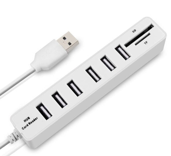 USB 3.0 Multi Hub 6x USB 3.0 & Kartenleser SD/MicroSD