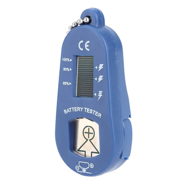 Mini-Hörgerät-Batterietester in Blau