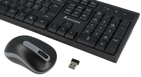 ARTICONA Classic Wireless Tastatur & Maus Desktop Set ( CH Layout )