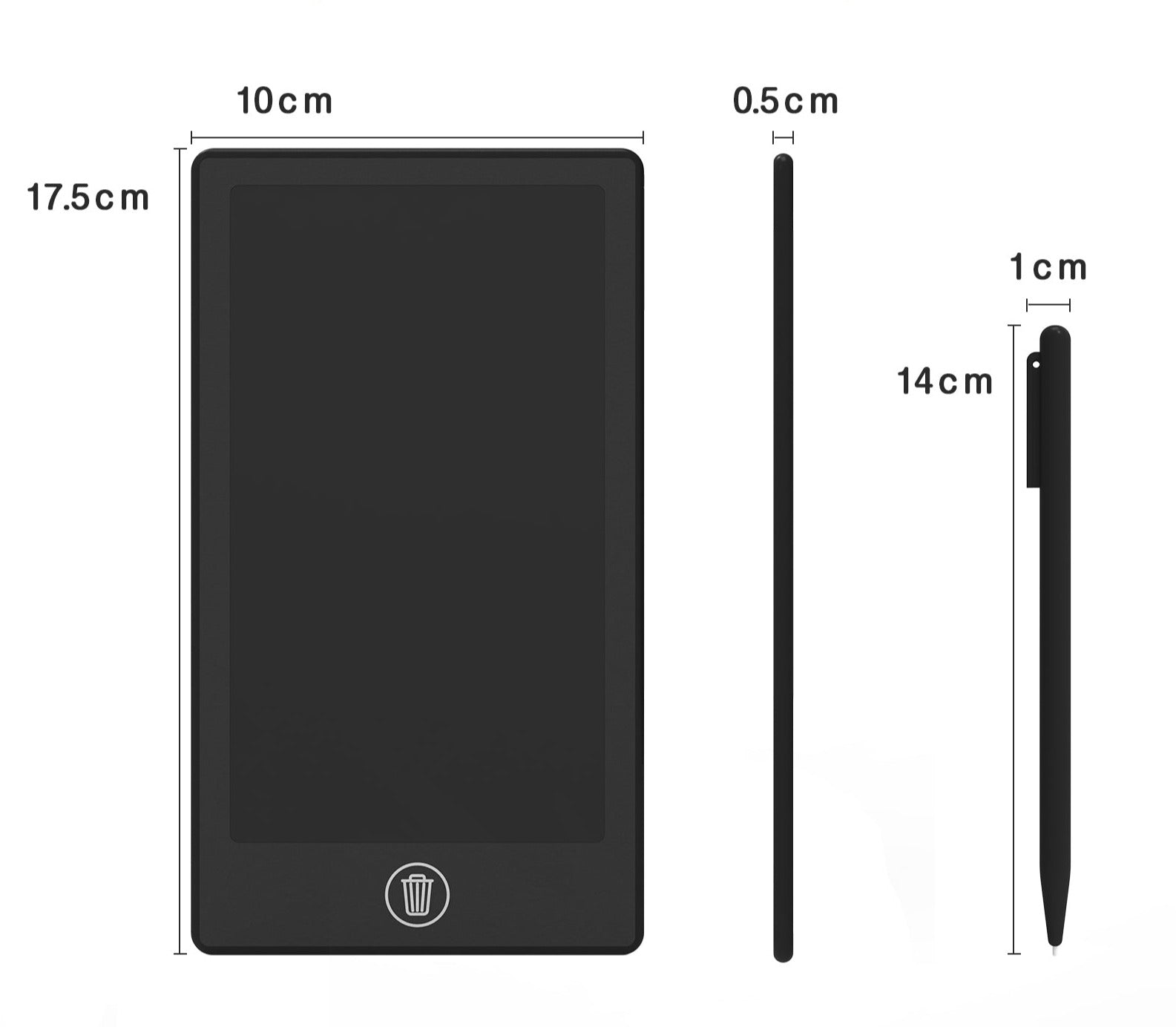 6,5" Schreibtafel Tablet - Ideal zum Mahlen oder kurze Notizen