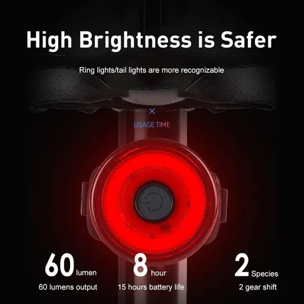 LED Fahrradbeleuchtung Fahrradscheinwerfer, Rücklicht, IPX6