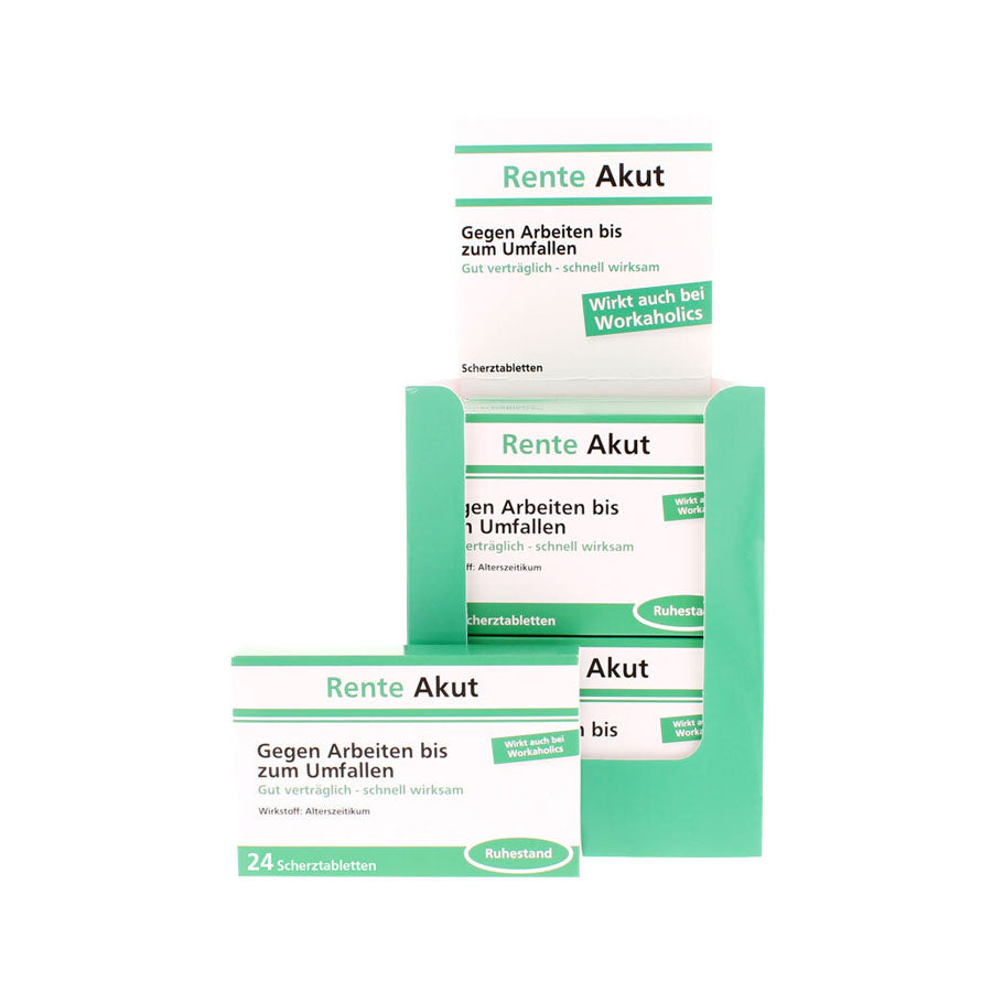 Scherztabletten Rente Akut