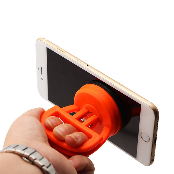 Saugnapf für Auto / Smartphones in Rot 7.5cm