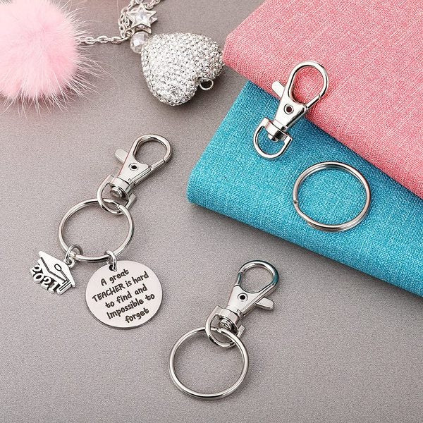 Premium Swivel Lanyard Karabinerhaken mit Schlüsselring