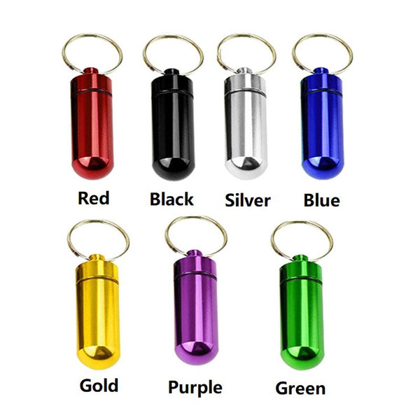 Schlüsselanhänger Tragbare Mini Pillendose