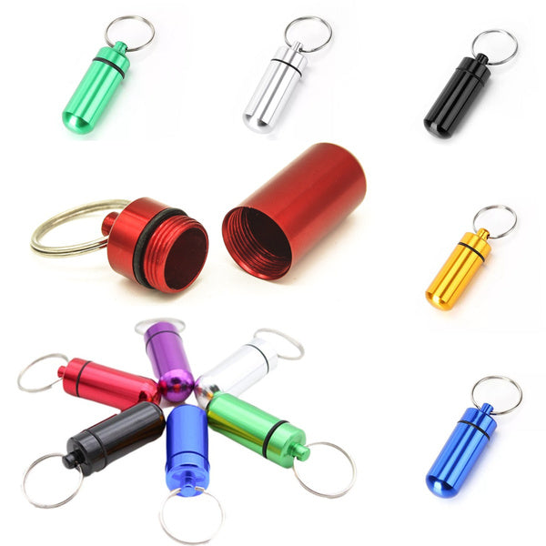 Schlüsselanhänger Tragbare Mini Pillendose