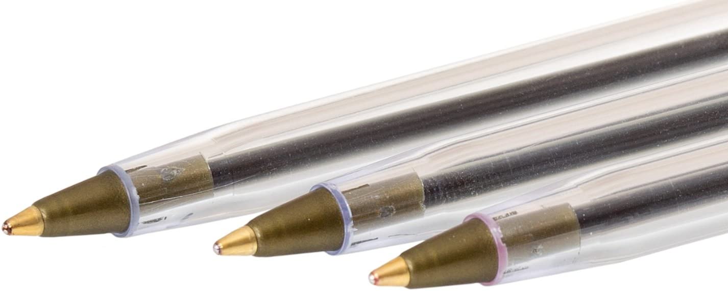 50 x Genie Kugelschreiber Farbig Sortiert Rot/Blau/Schwarz