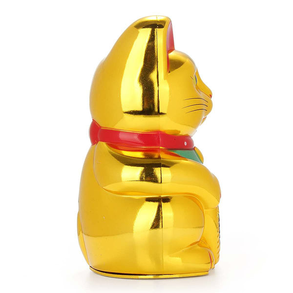 Gold Feng Shui Maneki Neko Winke Katze Gross