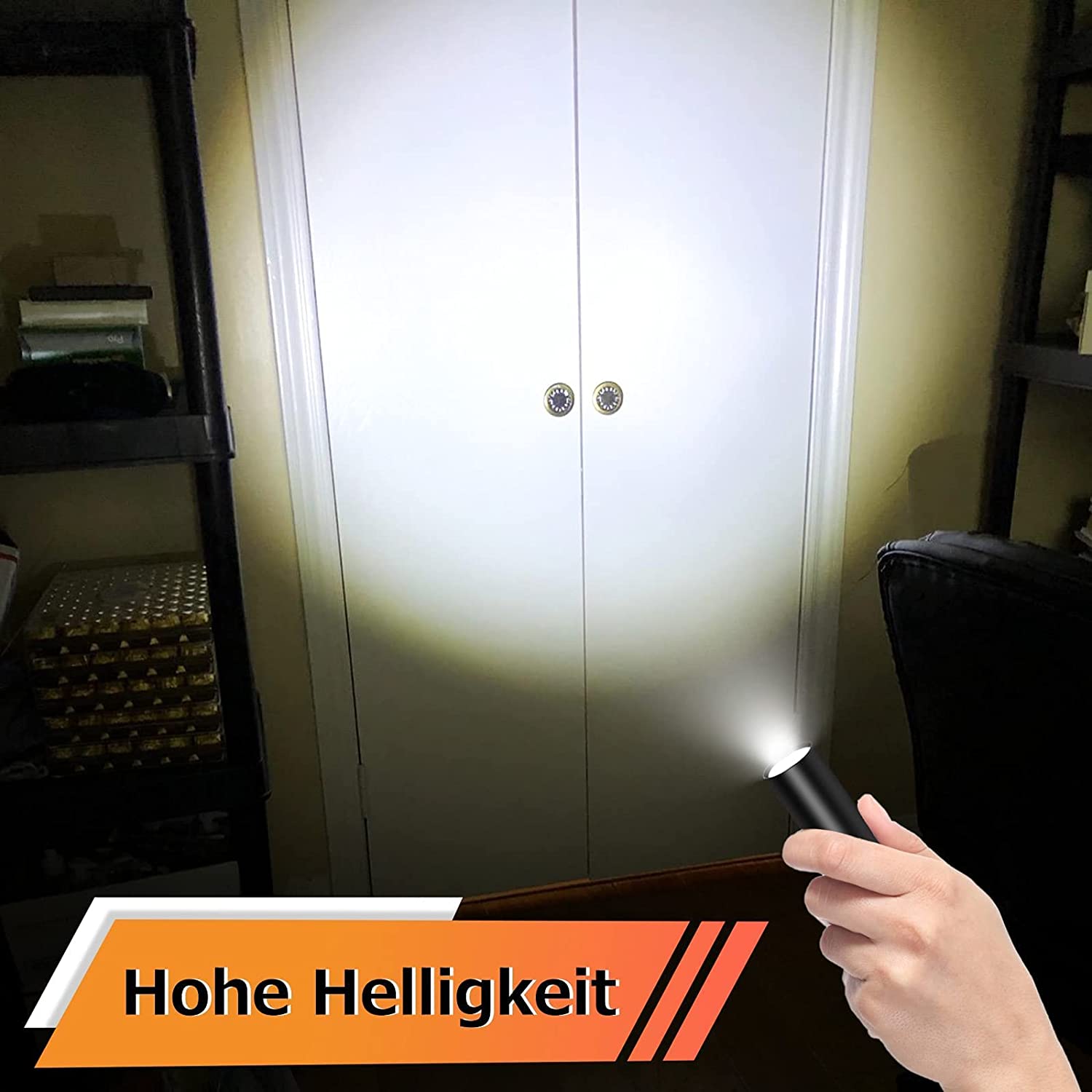 Mini LED Taschenlampe Superhelle LED Taschenlampen mit 3 Modi