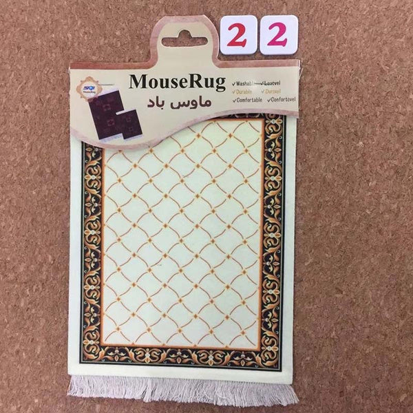 Mini gewebte Teppichmatte im Retro-Stil Mauspad