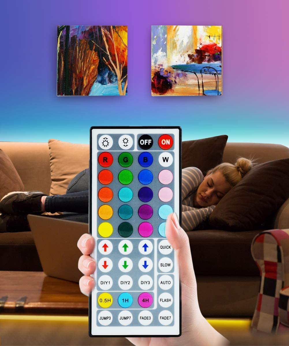 LED Strip Streifen Band 6m RGB SMD 5050 Selbstklebend