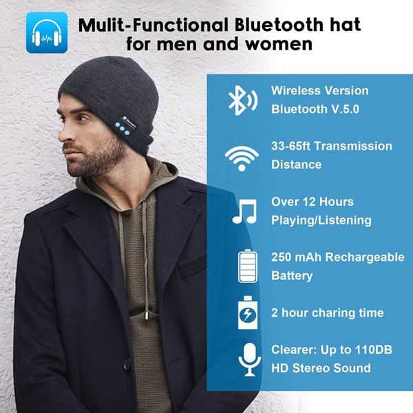 Kappe/Mütze mit Bluetoolautsprecher