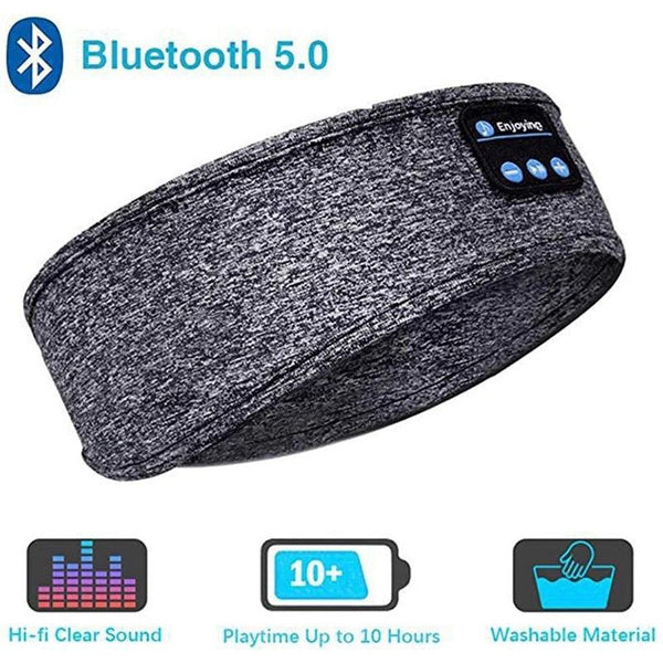 Elastisches Bluetooth-Stirnband & Augenmaske mit Lautsprecher
