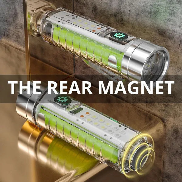 Multifunktionale Taschenlampe mit USB-C