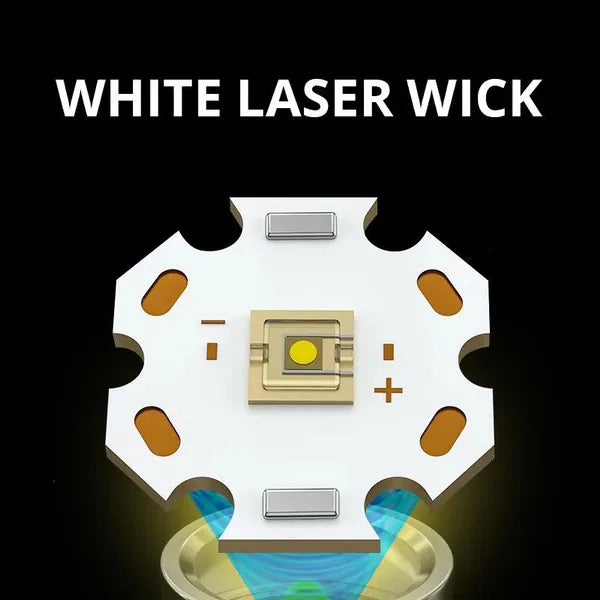 Multifunktionale Taschenlampe mit USB-C