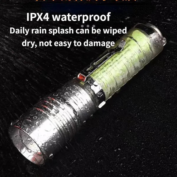 Multifunktionale Taschenlampe mit USB-C