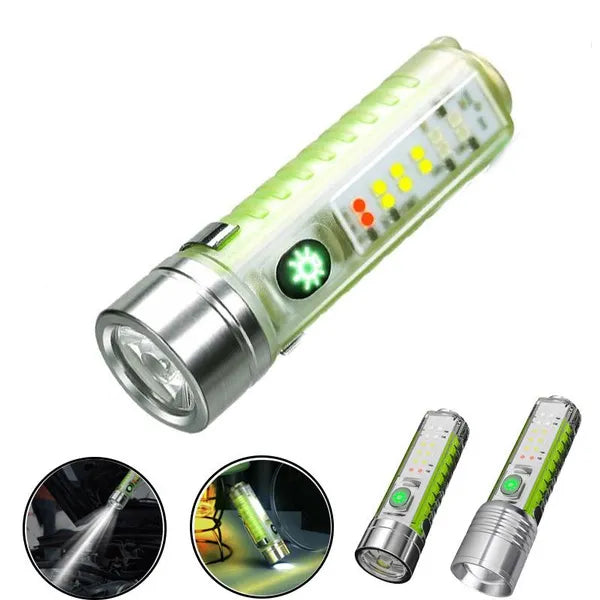 Multifunktionale Taschenlampe mit USB-C