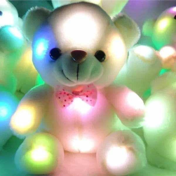 Leuchtender LED Teddybär 15cm Hoch