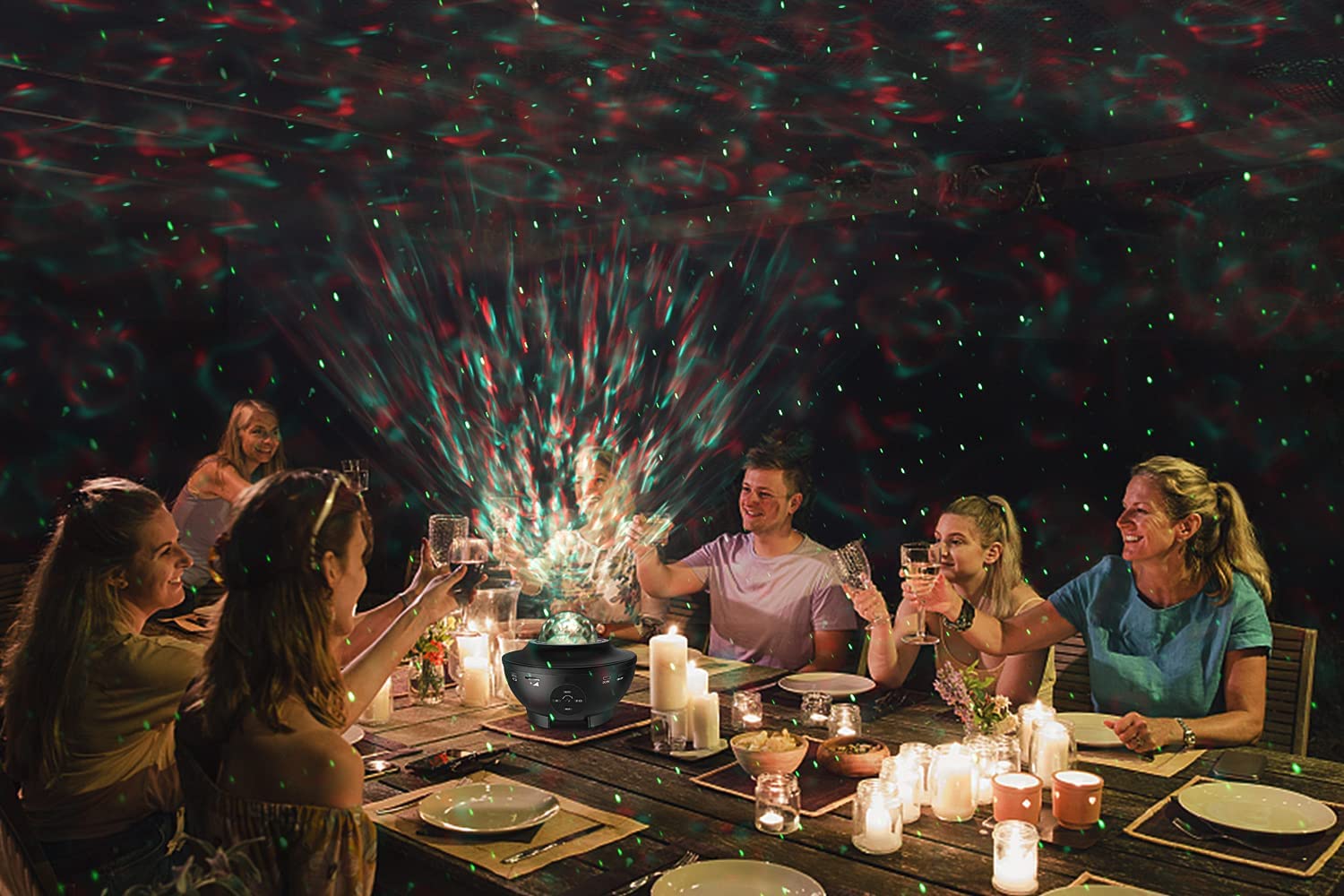 Galaxy Light LED Sternenhimmel Projektor Schwarz