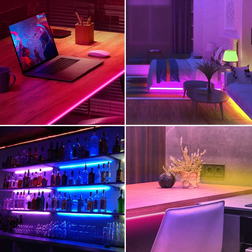 LED Strip Streifen Band 6m RGB SMD 5050 Selbstklebend