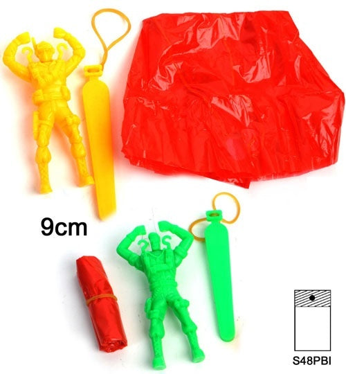 Fallschirmspringer 2-fach sortiert - ca 9cm