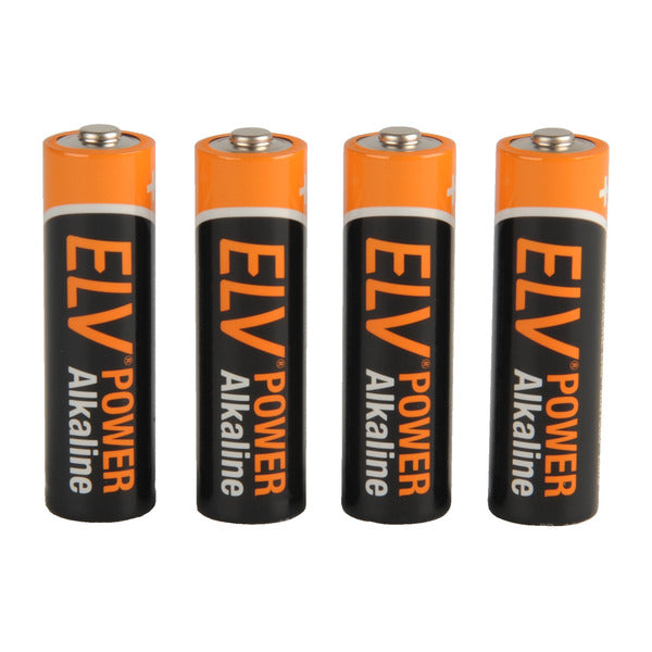 ELV POWER Alkaline 4er Pack AA, Mignon Batterie