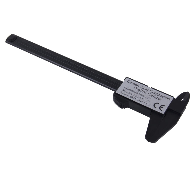 LCD Digital Messschieber / Mikrometer, Messbereich: 150 mm (schwarz)