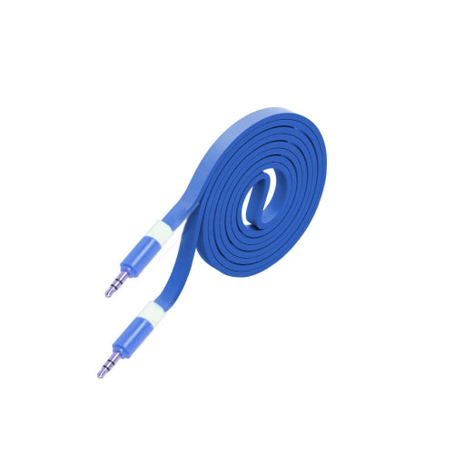 Aux Kabel Ultraflach 1M Blau | #Elektroniktrade.ch#